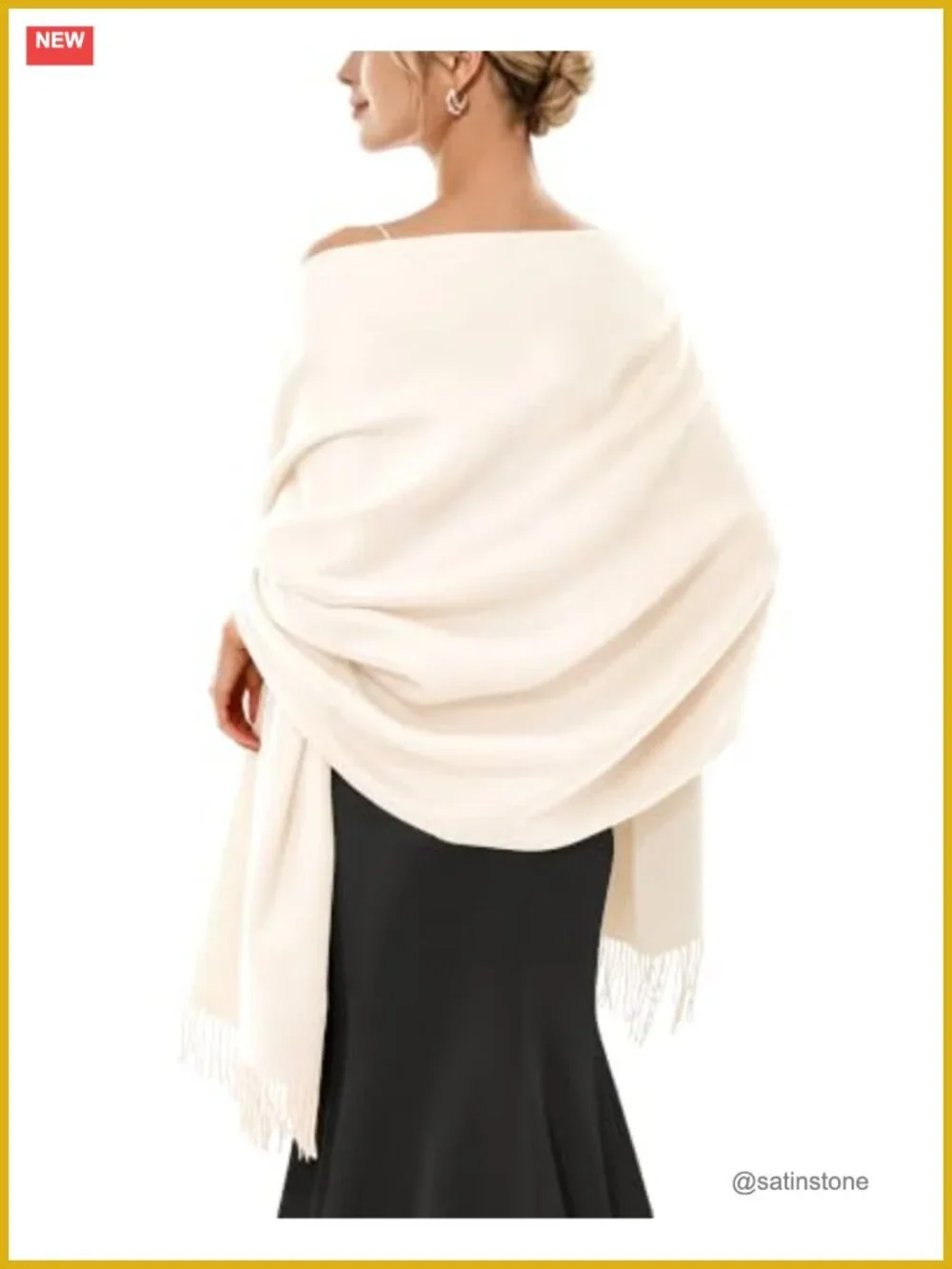 Pashmina Shawl Wrap Women Evening Dress Wedding Scarf
